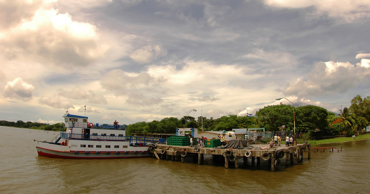 solentiname, cocibolca, lago, muelle