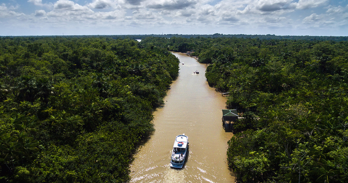amazonas, rio, barco, navegacion