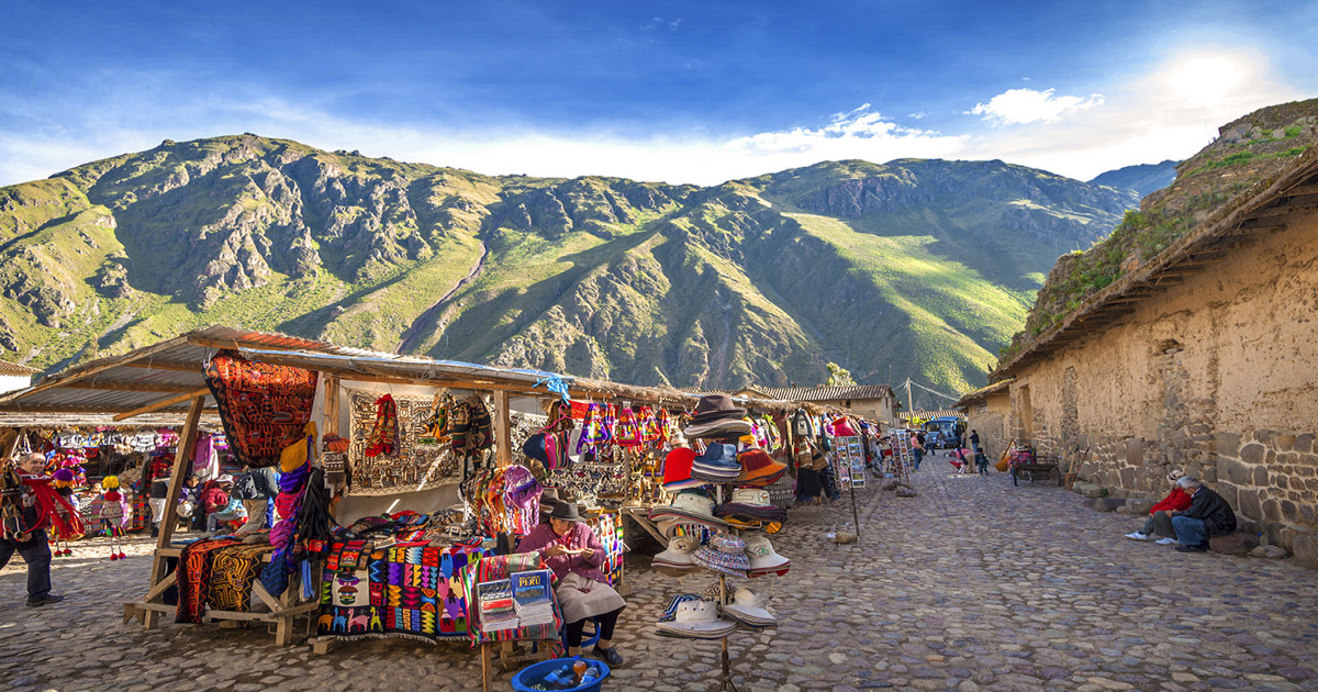 ollantaytambo, valle sagrado, mercado